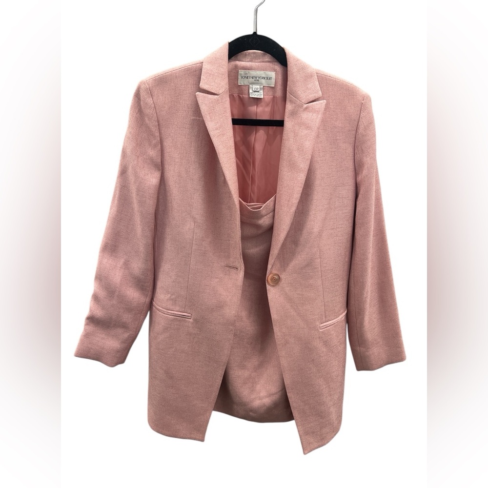 NWT Jones New York Blush Pink Blazer and Skirt Set